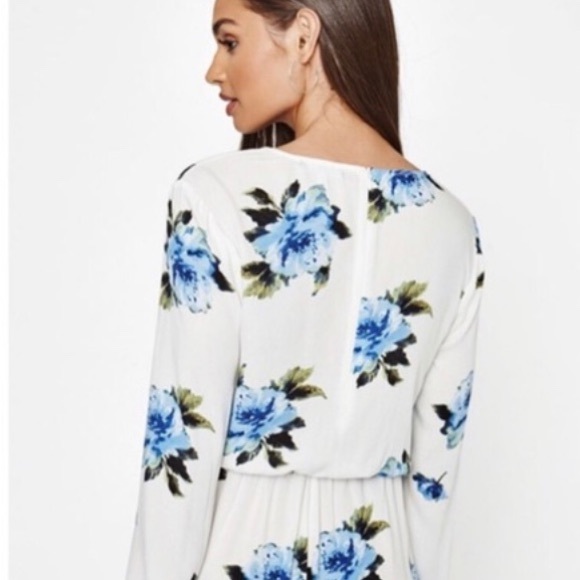 Kendall and Kylie blue and white romper - Picture 5 of 5